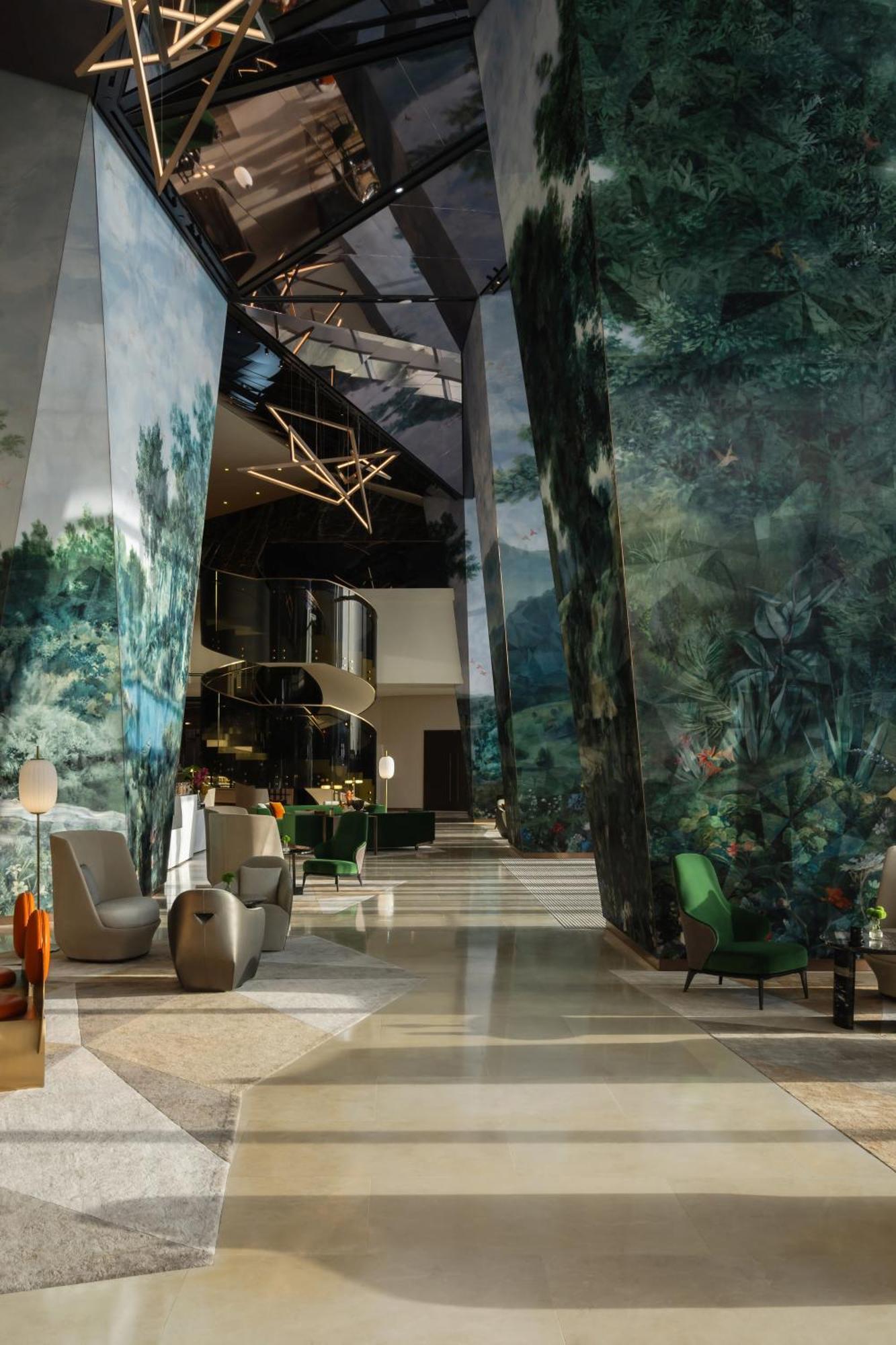 So/ Uptown Dubai Hotel Exterior foto The lobby of the hotel